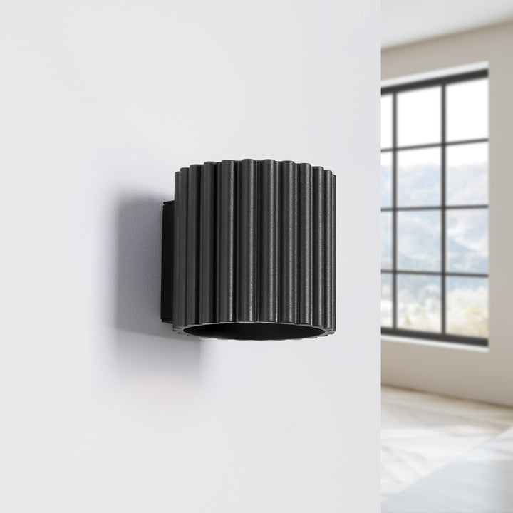 Lampa de perete AURA negru G9