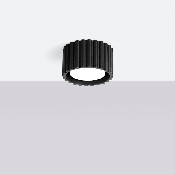 Spot aplicat AURA 1 negru Gx53