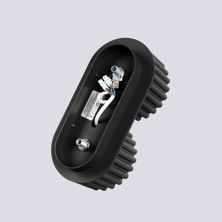 Spot aplicat AURA 2 negru Gx53