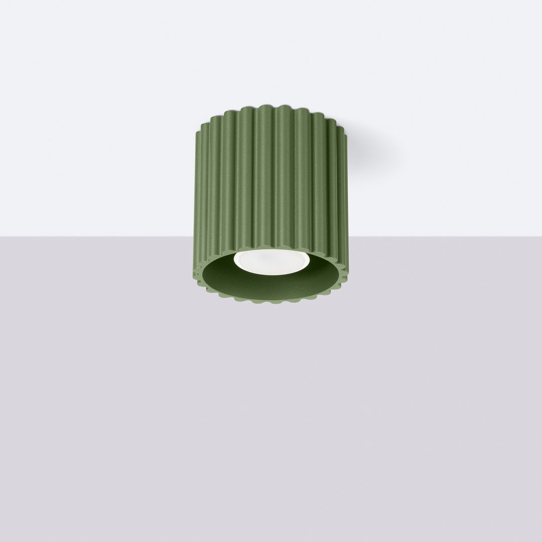 Spot aplicat AURA 1 verde maslin GU10