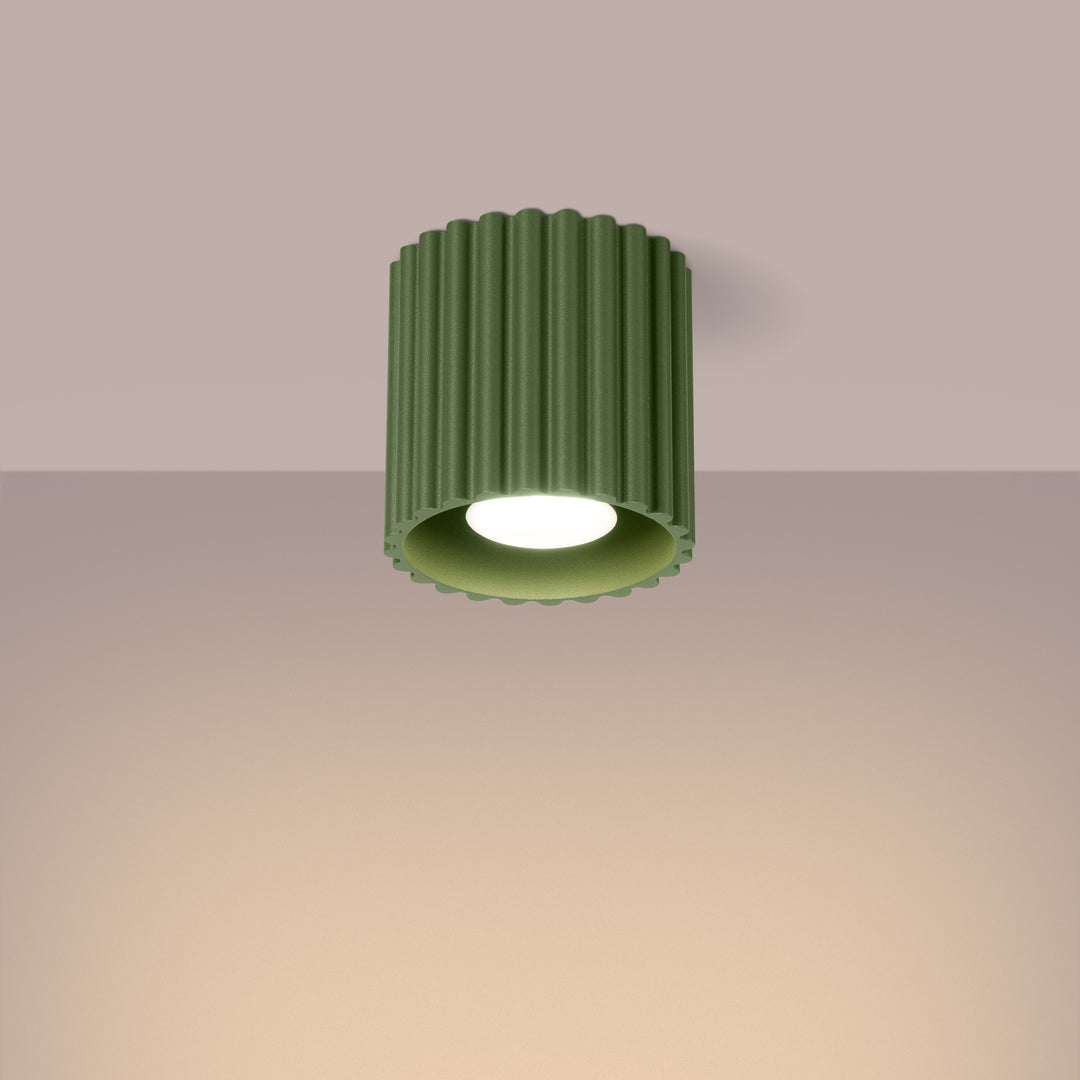 Spot aplicat AURA 1 verde maslin GU10