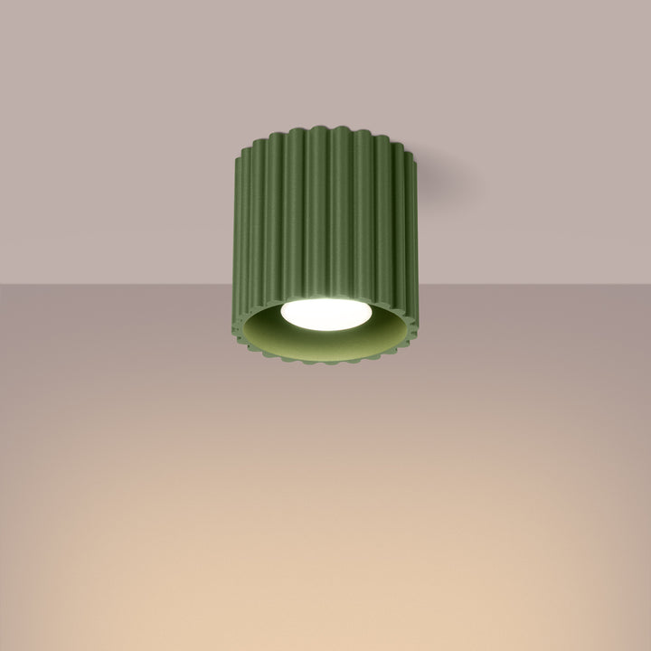 Spot aplicat AURA 1 verde maslin GU10