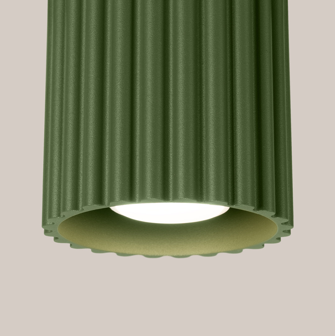 Spot aplicat AURA 1 verde maslin GU10