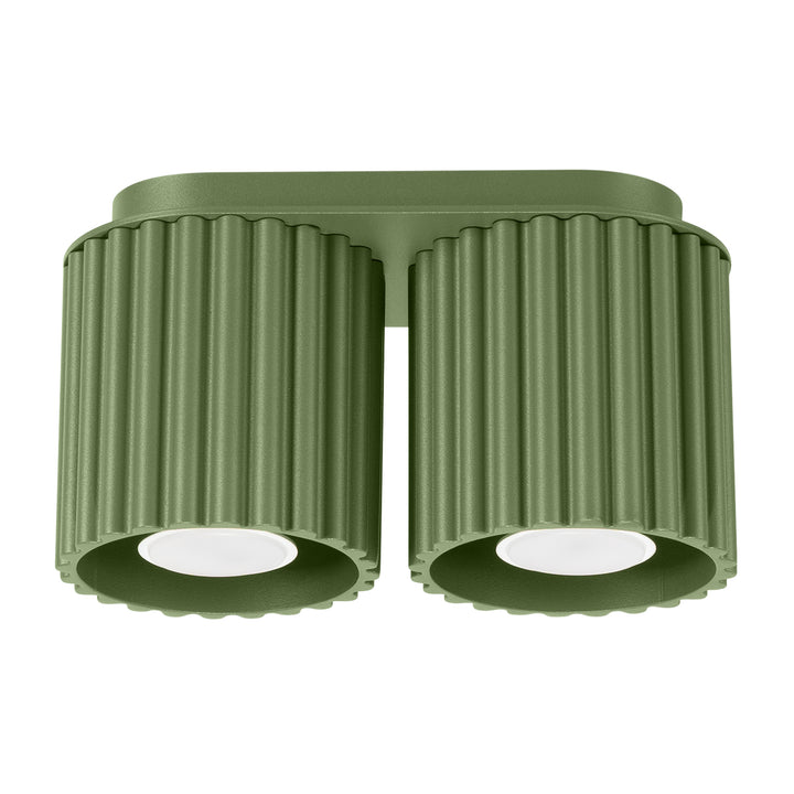 Spot aplicat AURA 2 verde maslin GU10