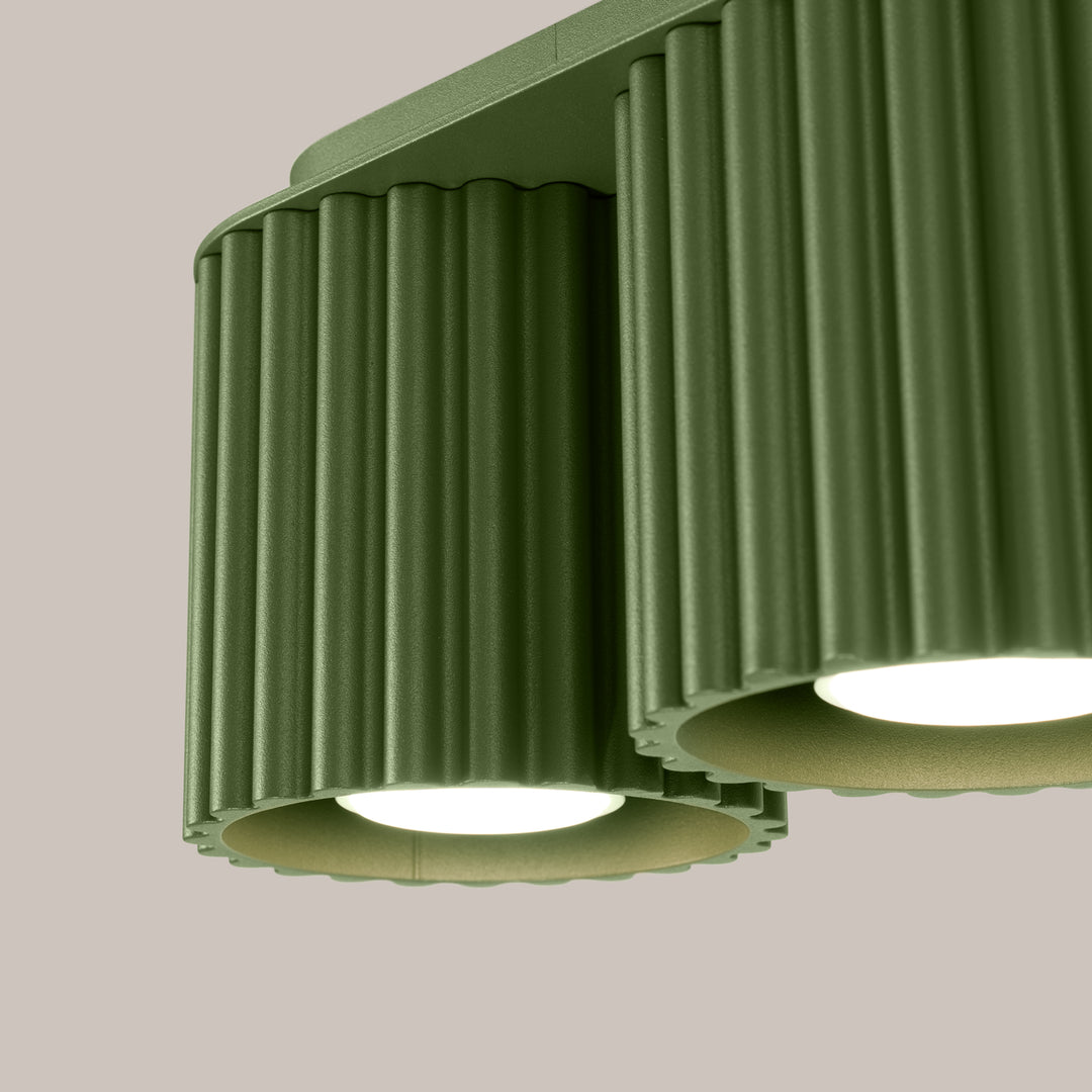Spot aplicat AURA 2 verde maslin GU10