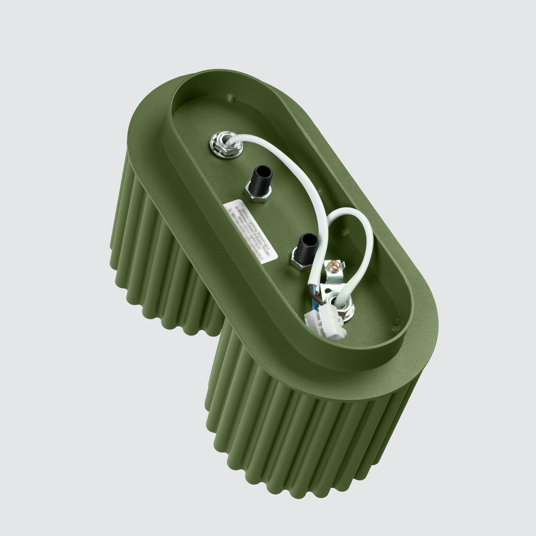 Spot aplicat AURA 2 verde maslin GU10