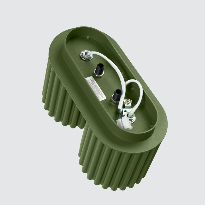 Spot aplicat AURA 2 verde maslin GU10