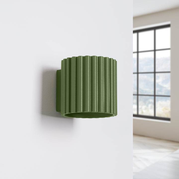 Lampa de perete AURA verde masliniu G9