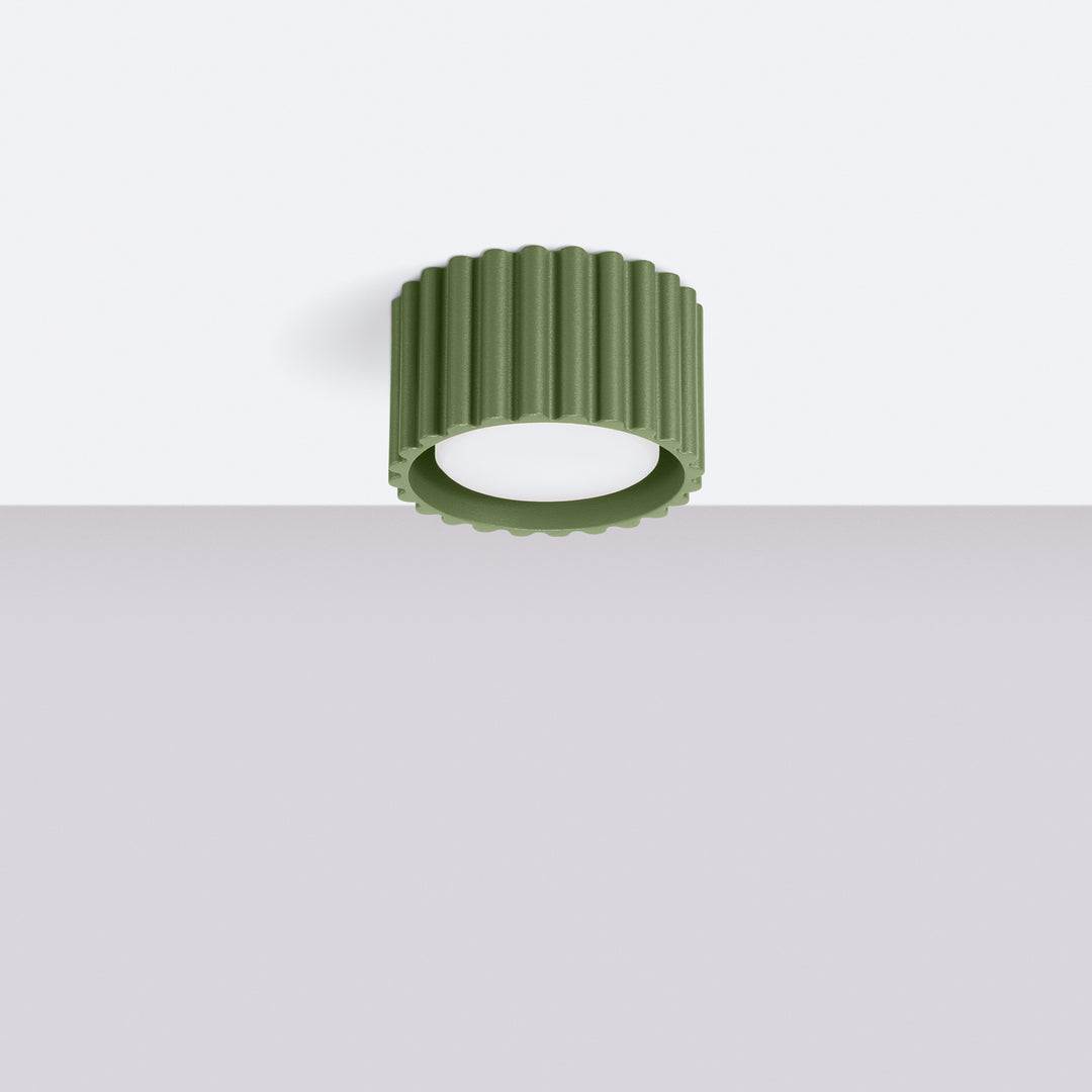 Spot aplicat AURA 1 verde maslin Gx53