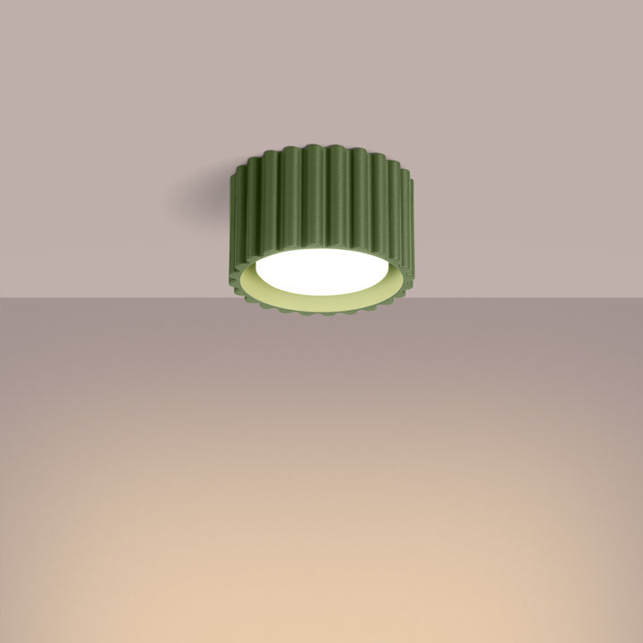 Spot aplicat AURA 1 verde maslin Gx53