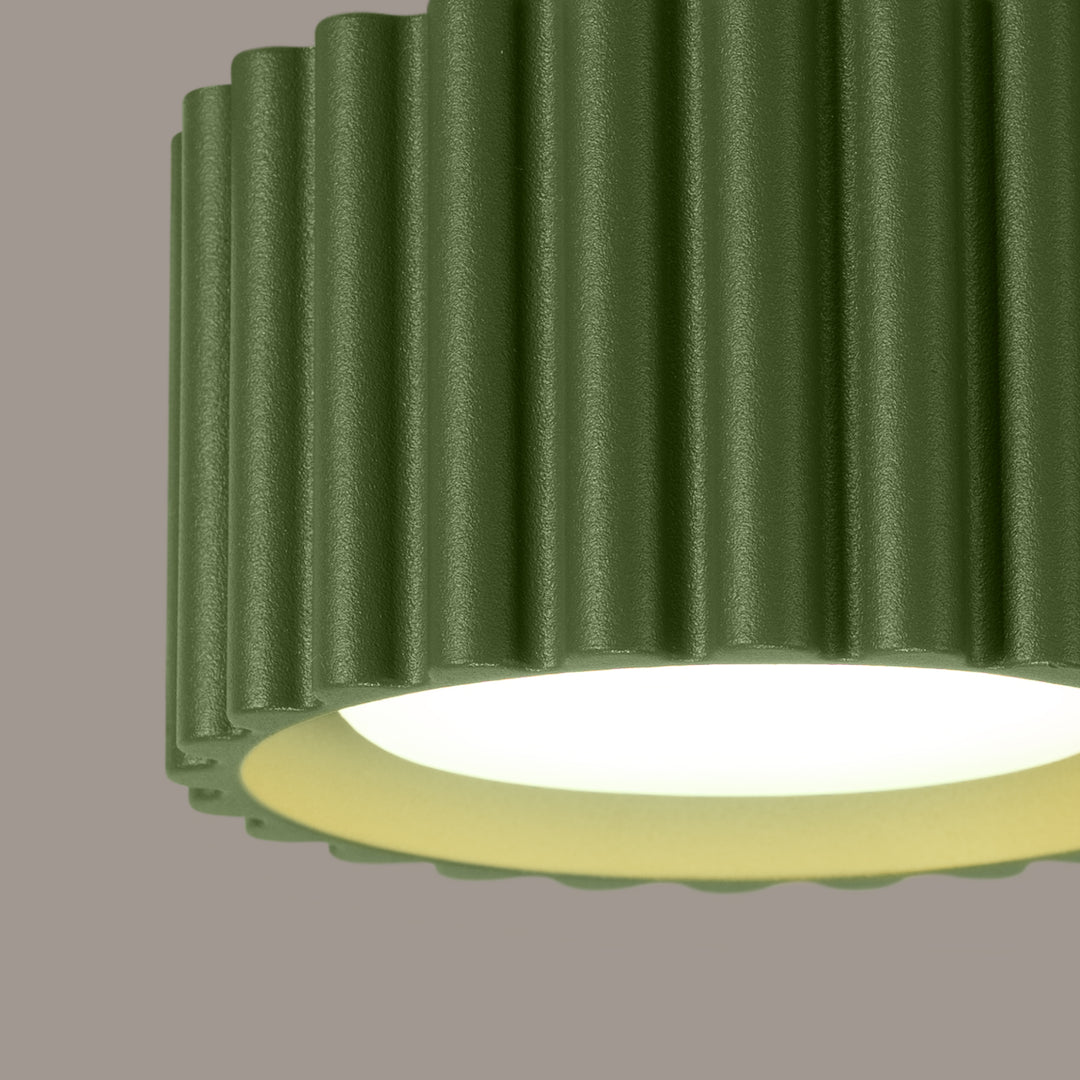 Spot aplicat AURA 1 verde maslin Gx53