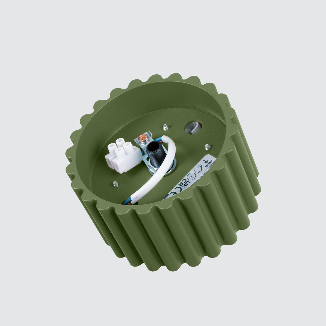 Spot aplicat AURA 1 verde maslin Gx53