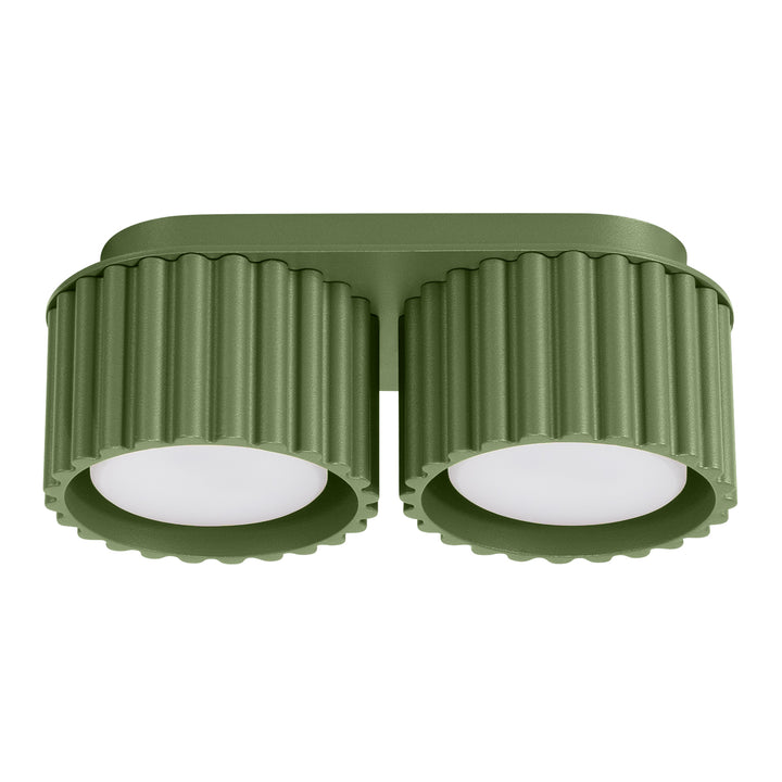 Spot aplicat AURA 2 verde maslin Gx53