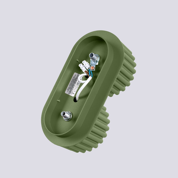 Spot aplicat AURA 2 verde maslin Gx53