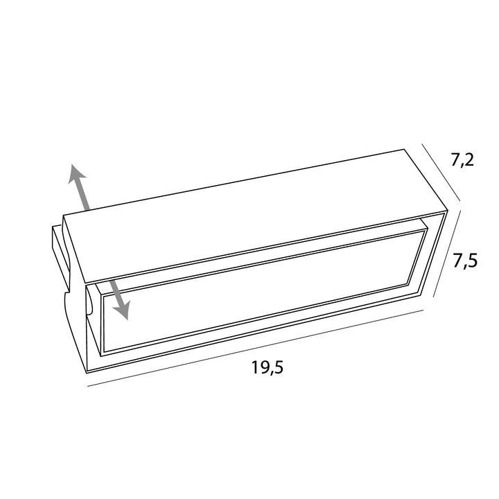 Spot incastrat Modular - nu include modulul led - Hm180 I Trafo Ht183 Maxlight H180.04