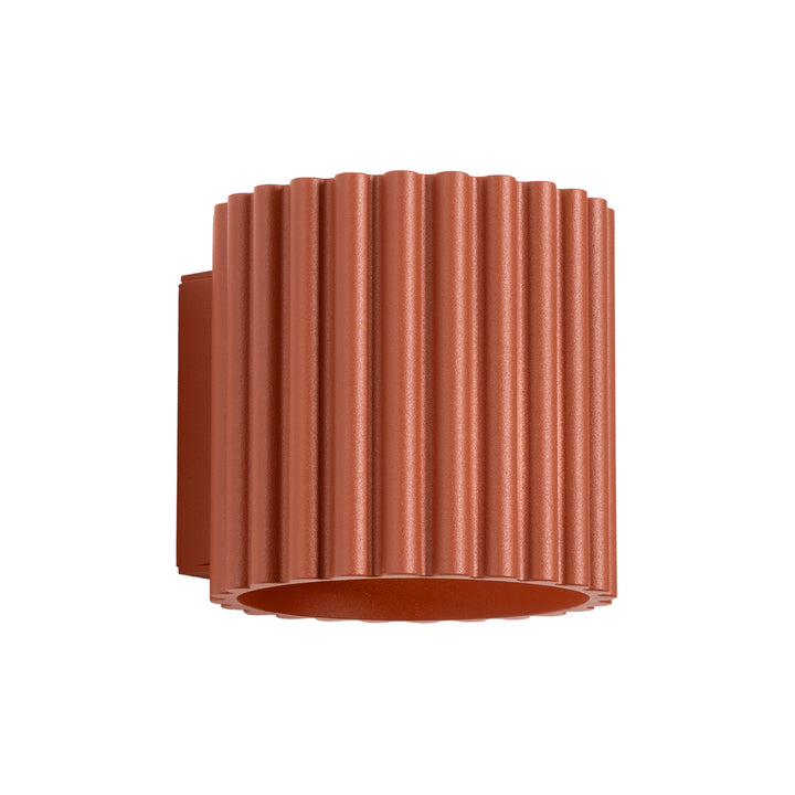 Lampa de perete AURA rosu ochra G9