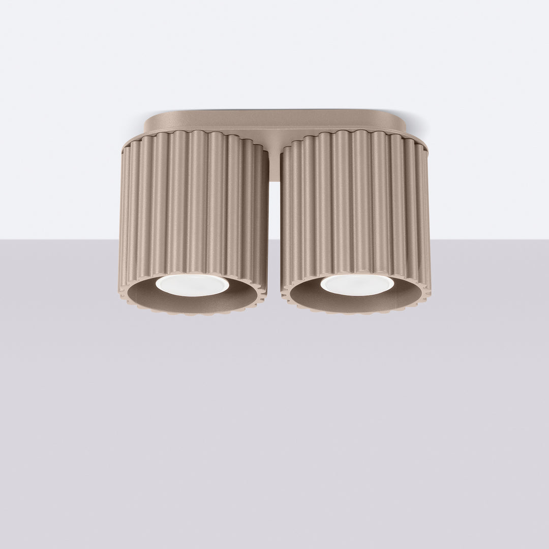 Spot aplicat AURA 2 taupe GU10