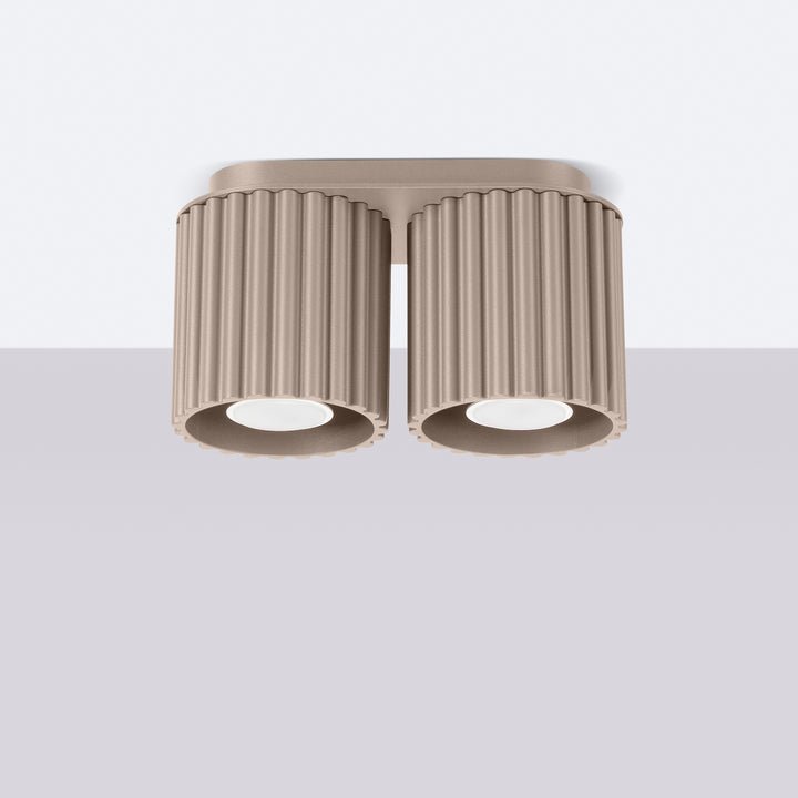Spot aplicat AURA 2 taupe GU10