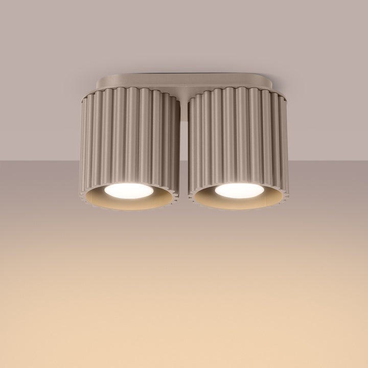 Spot aplicat AURA 2 taupe GU10