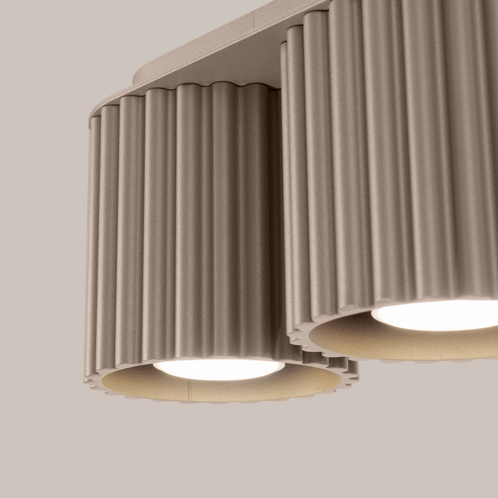Spot aplicat AURA 2 taupe GU10