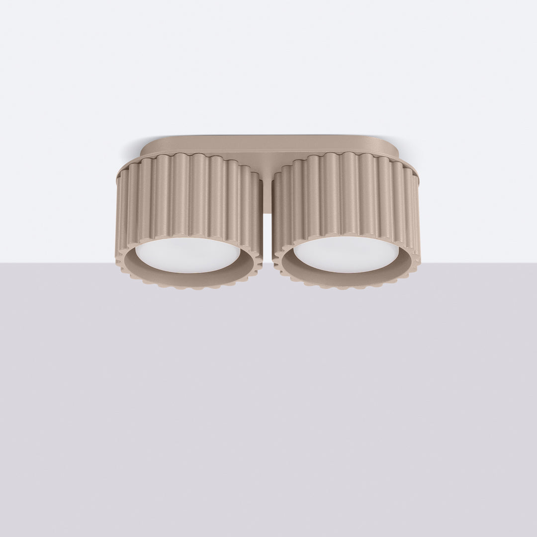 Spot aplicat AURA 2 taupe Gx53