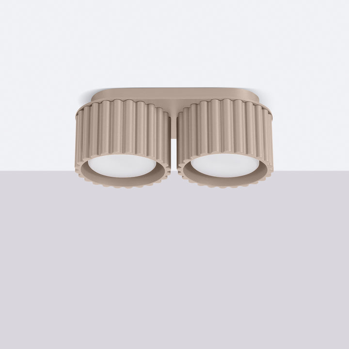 Spot aplicat AURA 2 taupe Gx53