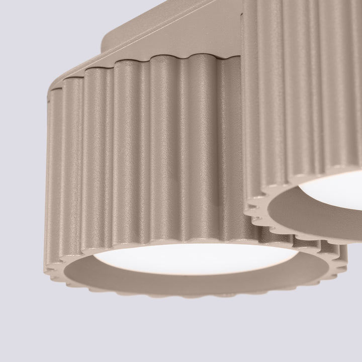 Spot aplicat AURA 2 taupe Gx53