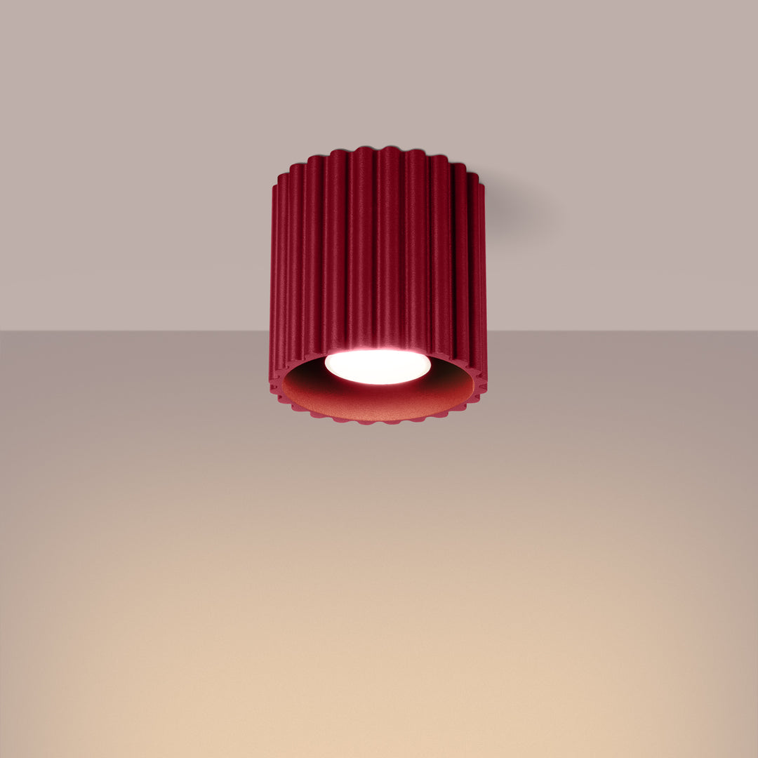 Spot aplicat AURA 1 burgundy GU10