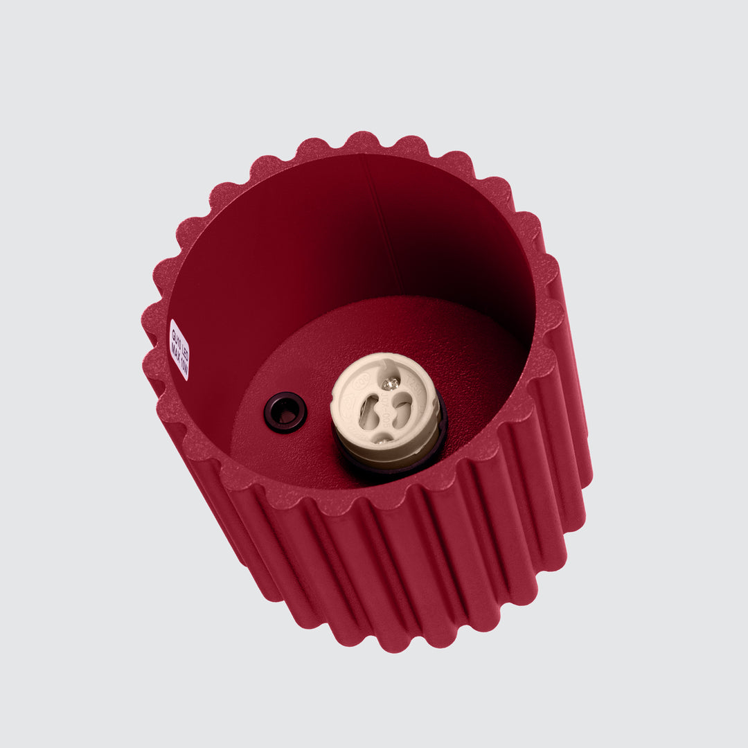 Spot aplicat AURA 1 burgundy GU10