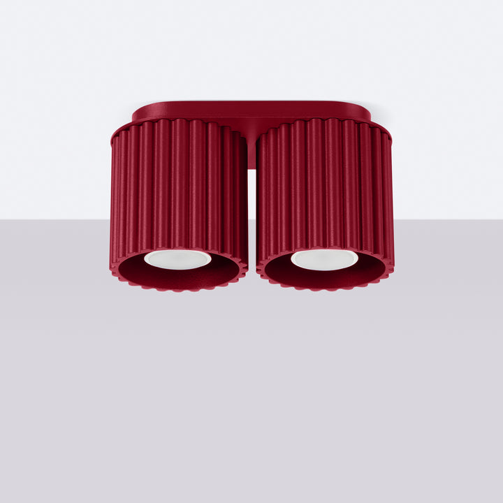 Spot aplicat AURA 2 burgundy GU10