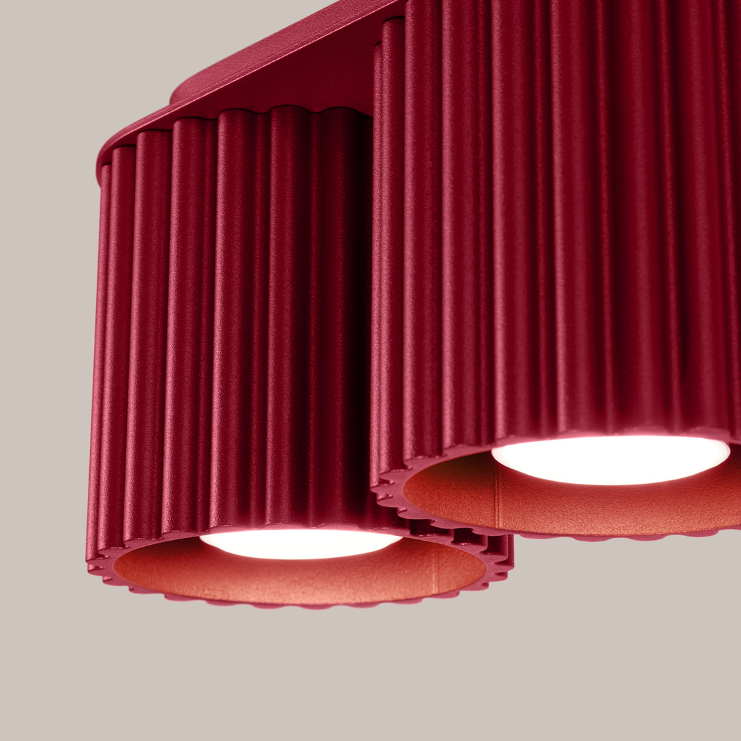 Spot aplicat AURA 2 burgundy GU10