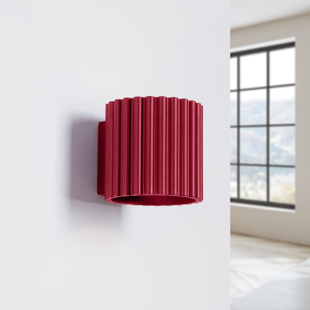 Lampa de perete AURA burgundy G9