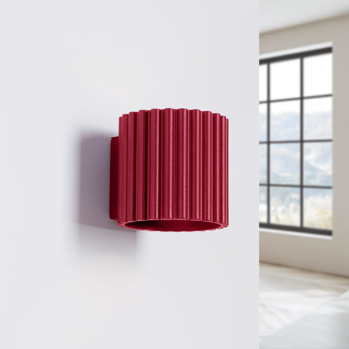 Lampa de perete AURA burgundy G9