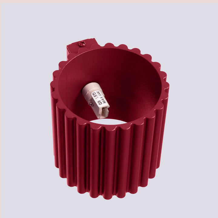 Lampa de perete AURA burgundy G9