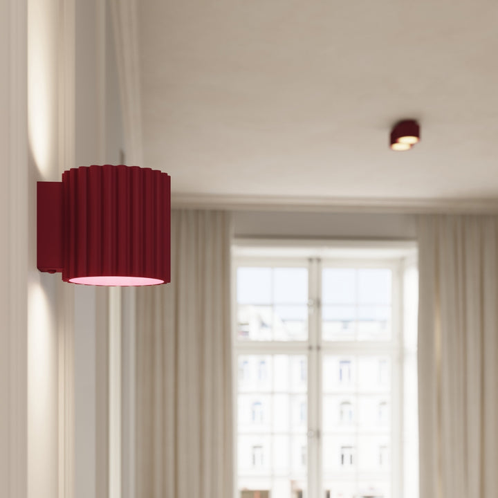 Spot aplicat AURA 1 burgundy Gx53