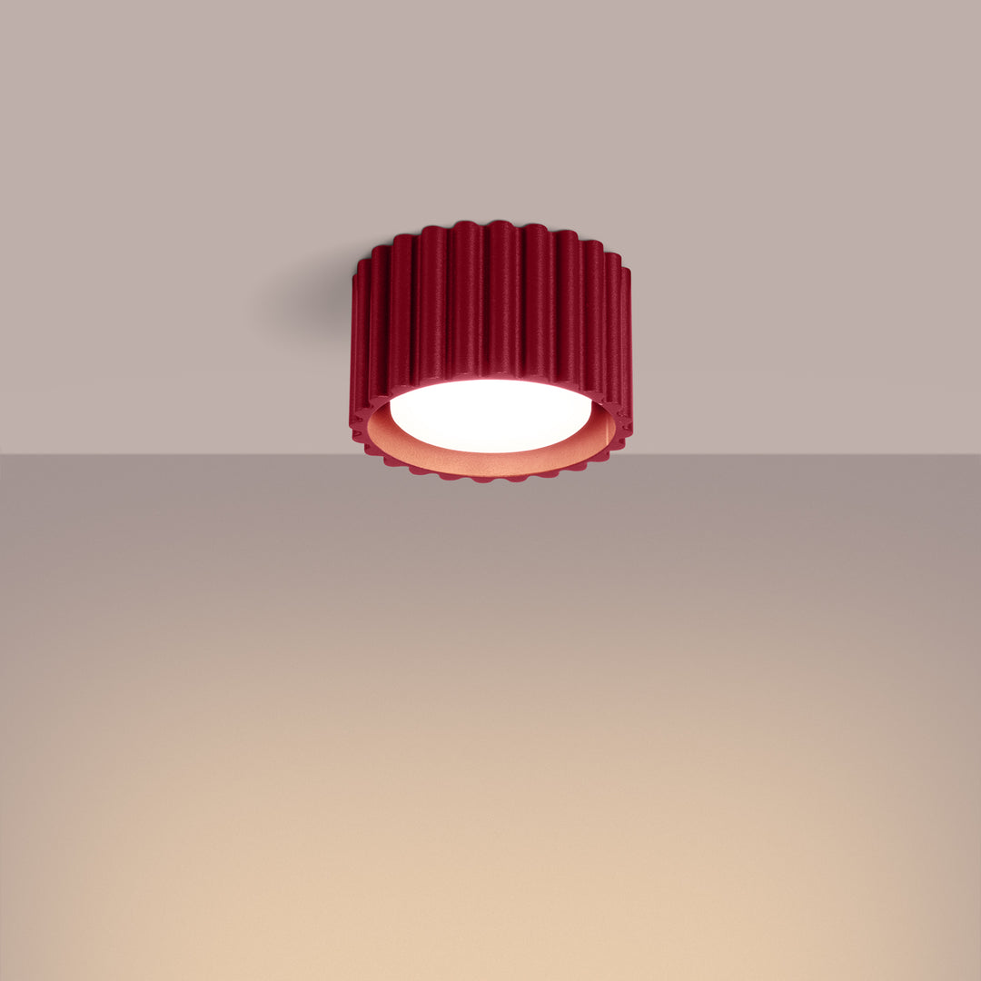 Spot aplicat AURA 1 burgundy Gx53