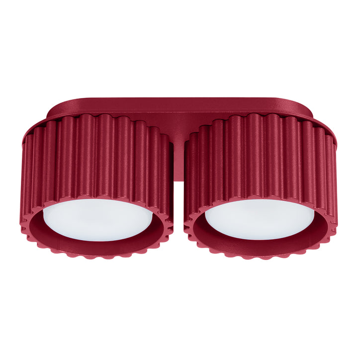 Spot aplicat AURA 2 burgundy Gx53