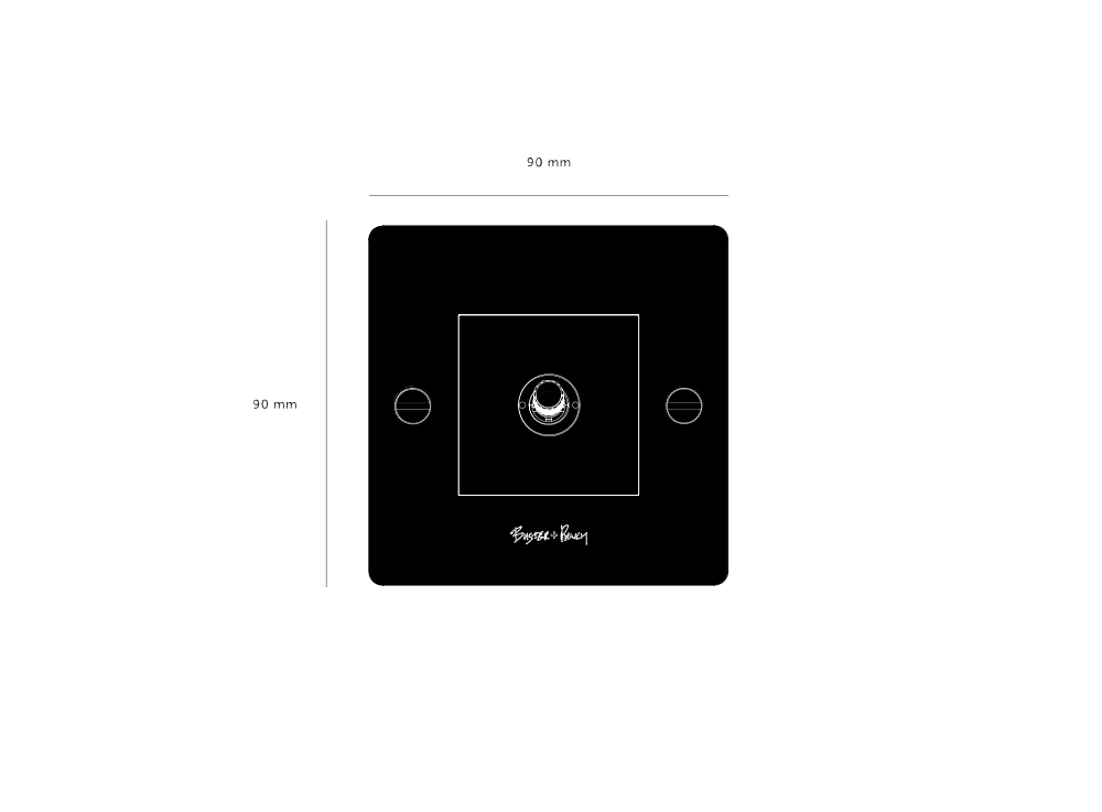 Intrerupator cu un singur modul 1G Buster + Punch