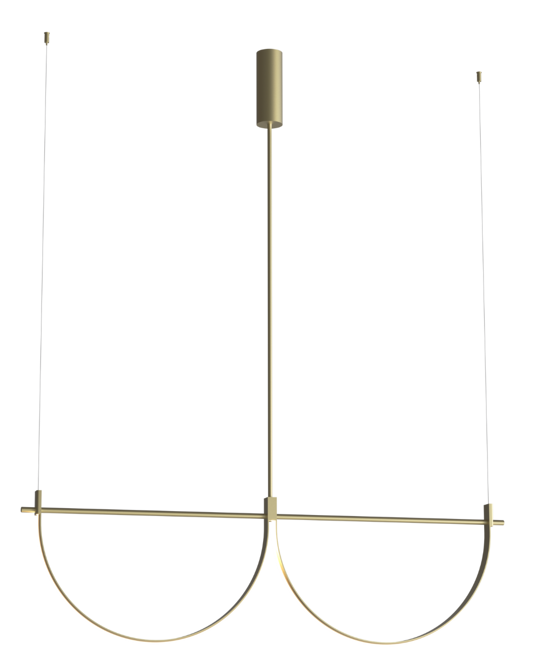 Lustra suspendata VICTORIA 39W Auriu MAXLIGHT P0689