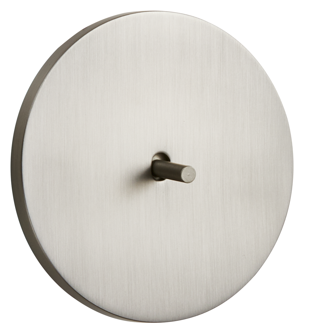 Intrerupator rotund cap-cruce nichel periat
