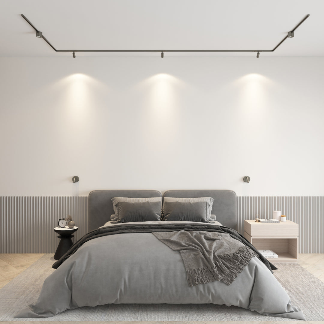Spot LED pentru perete cu intrerupator Shine Wall nichel