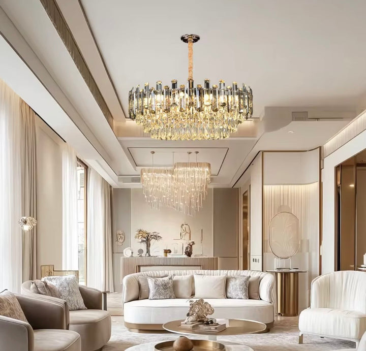 Lustra eleganta cu straturi de sticla Shade lux