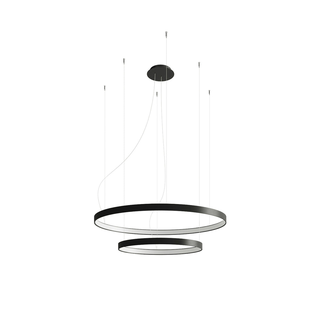 Lustra Rio 2 55/78 finisaj negru LED 4000K