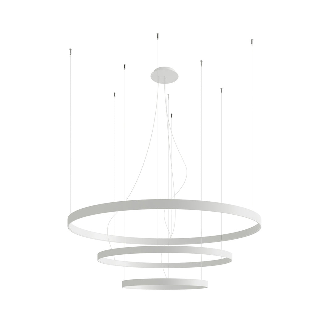 Lustra Rio 3 55/78/110 finisaj alb LED 3000K