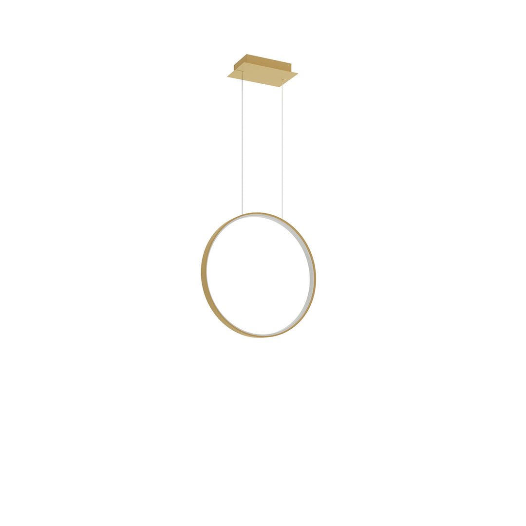 Lustra suspendata Rio 55 finisaj auriu LED 3000K