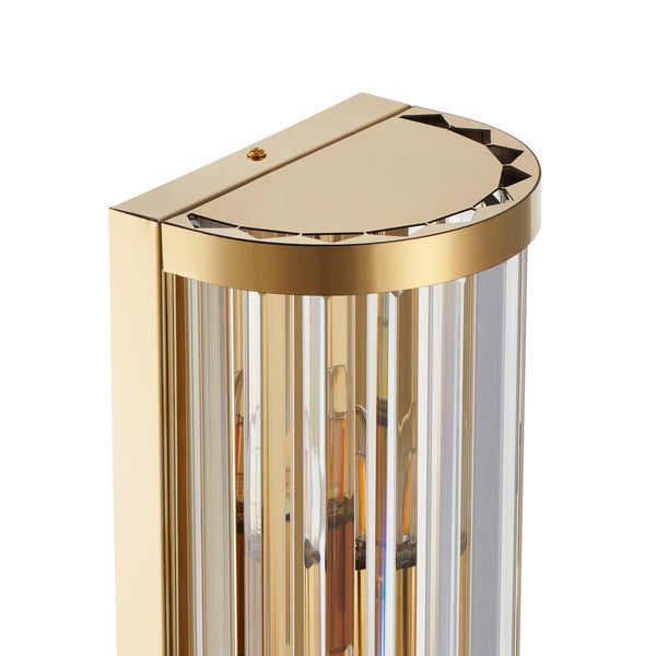 Aplica de perete eleganta aurie cu sticla Glamour Exellent