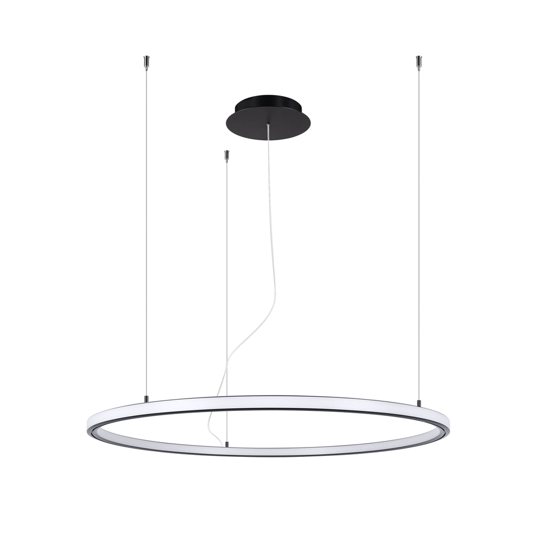 Lustra Risa 80 finisaj negru LED 3000K