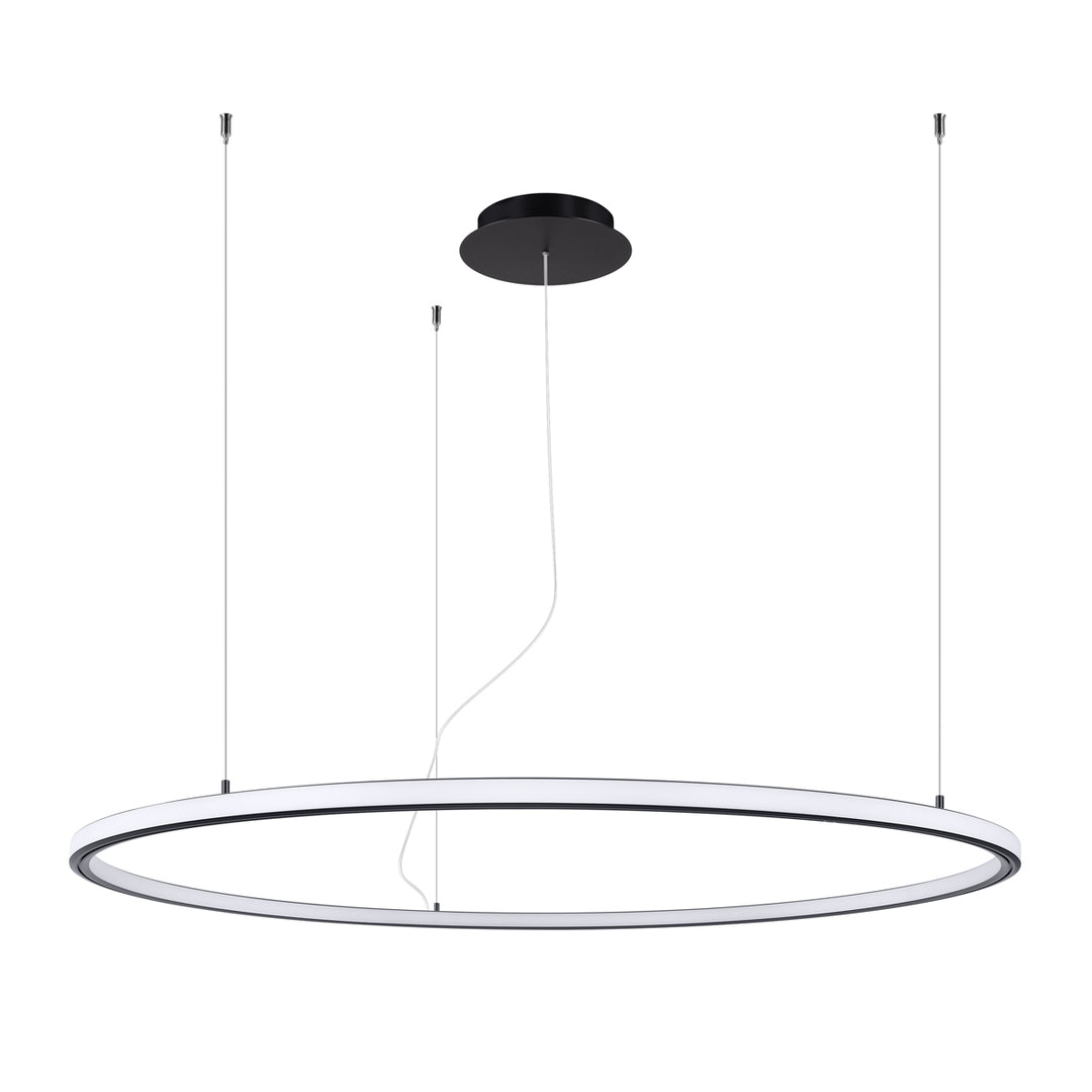Lustra Risa 120 finisaj negru LED 3000K