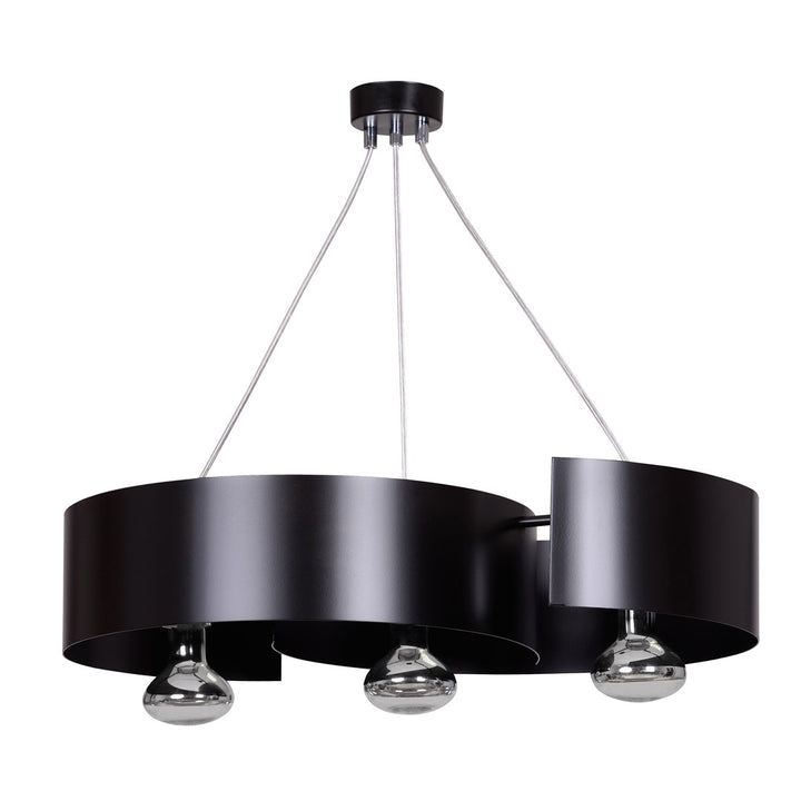 Lustra suspendata VIXON 3 neagra