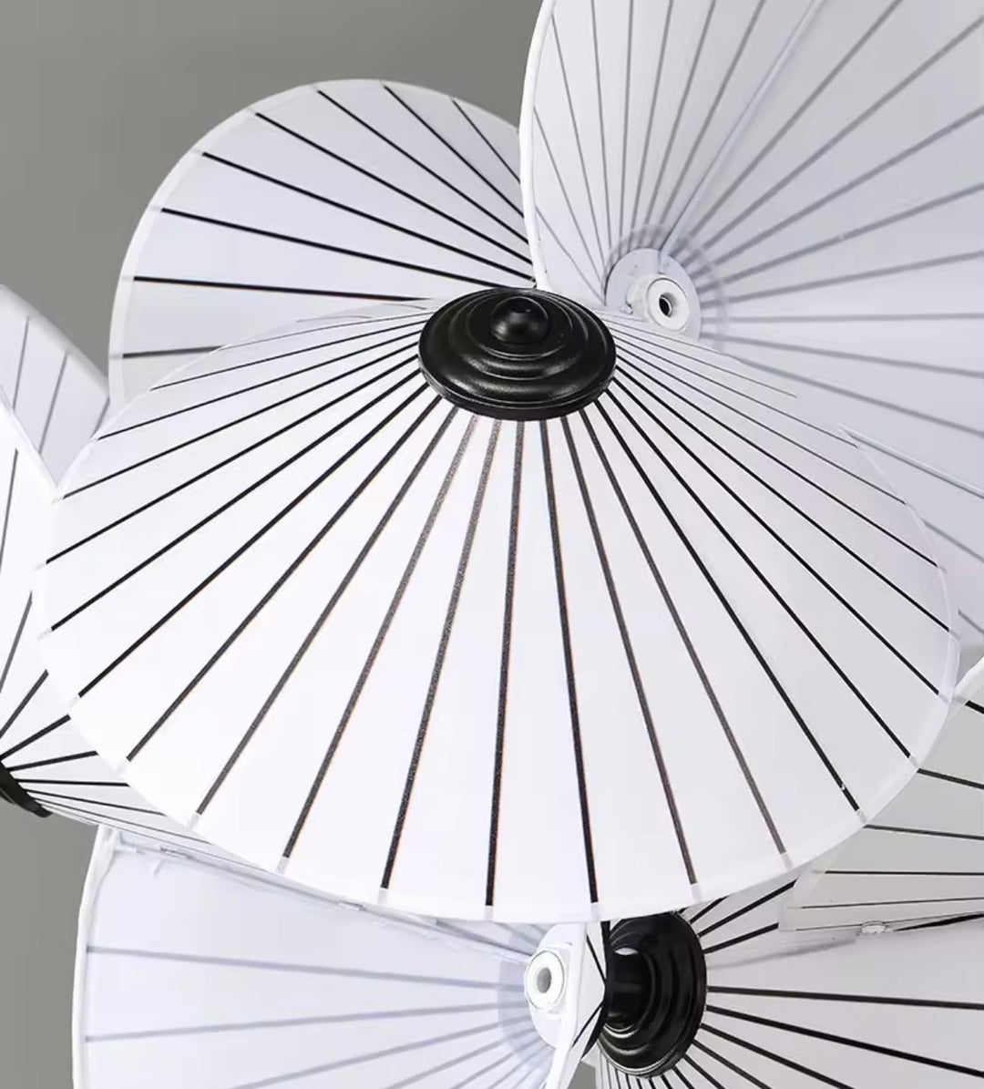 Lustra de design alb cu negru Seray
